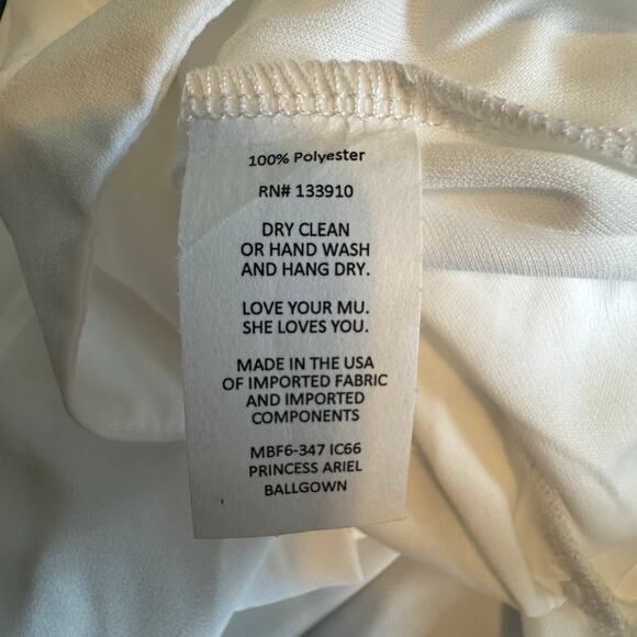 Show Me Your Mumu Princess Ariel Ball Gown Skirt Ivory NWT Size 2XL Maxi - Picture 7 of 9